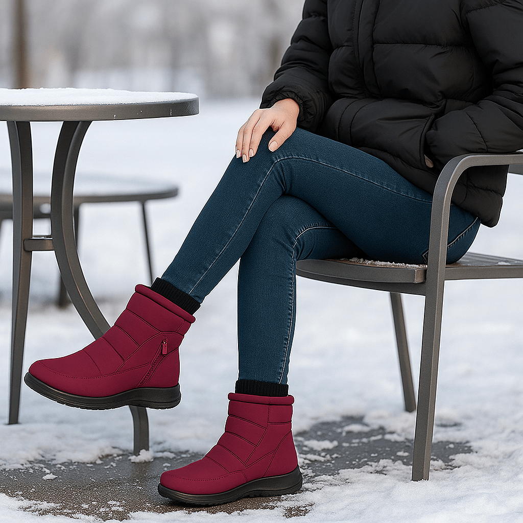 Padded Winter Ankle Boots - Warmth - Absolute Comfort