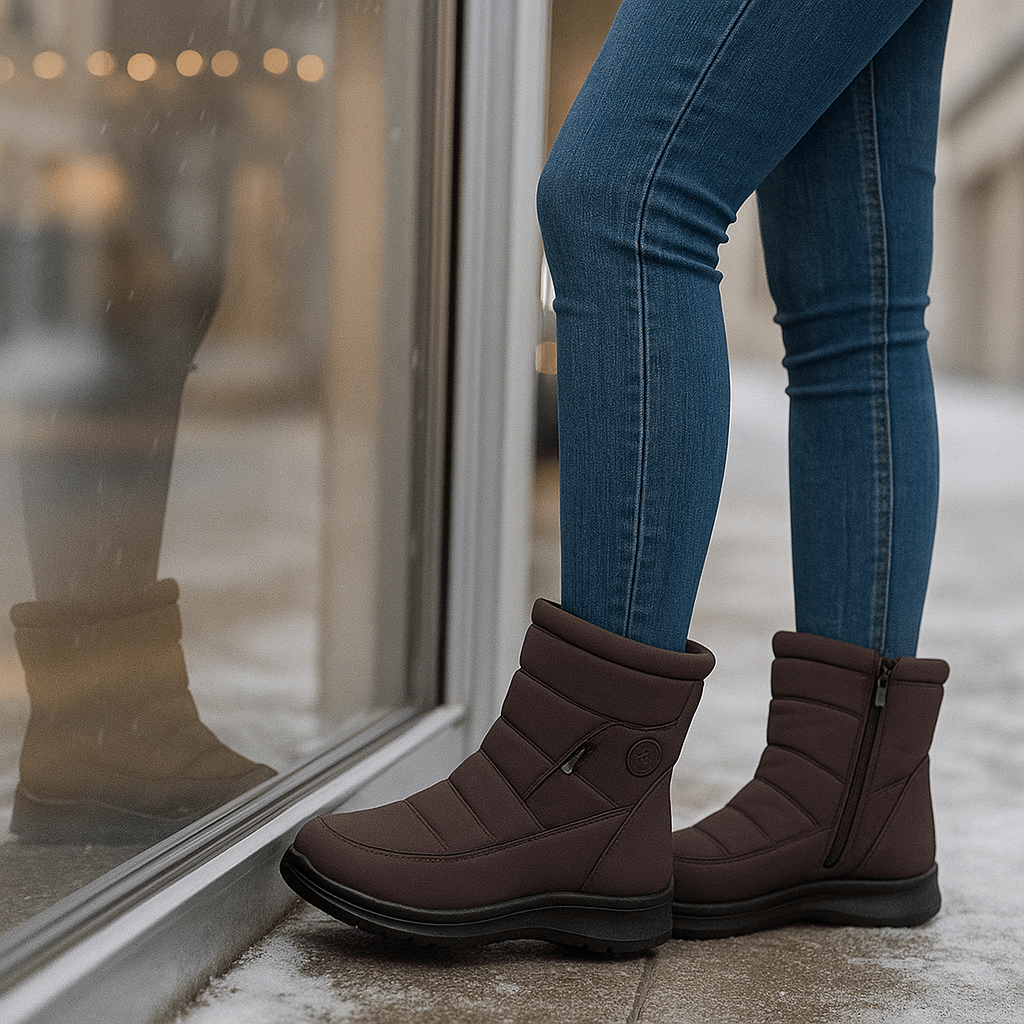Padded Winter Ankle Boots - Warmth - Absolute Comfort