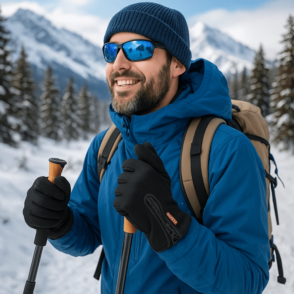 Heated Waterproof Gloves - Touchscreen - Non-Slip