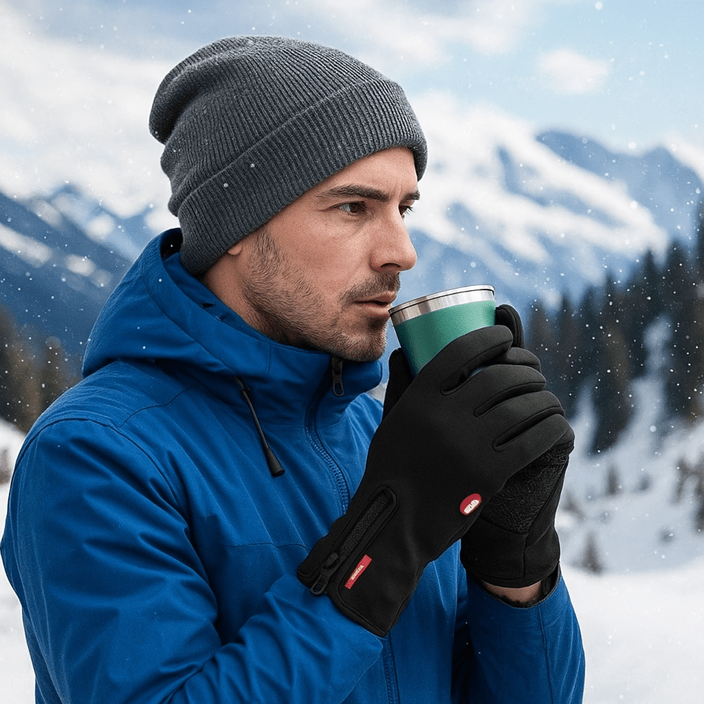 Heated Waterproof Gloves - Touchscreen - Non-Slip