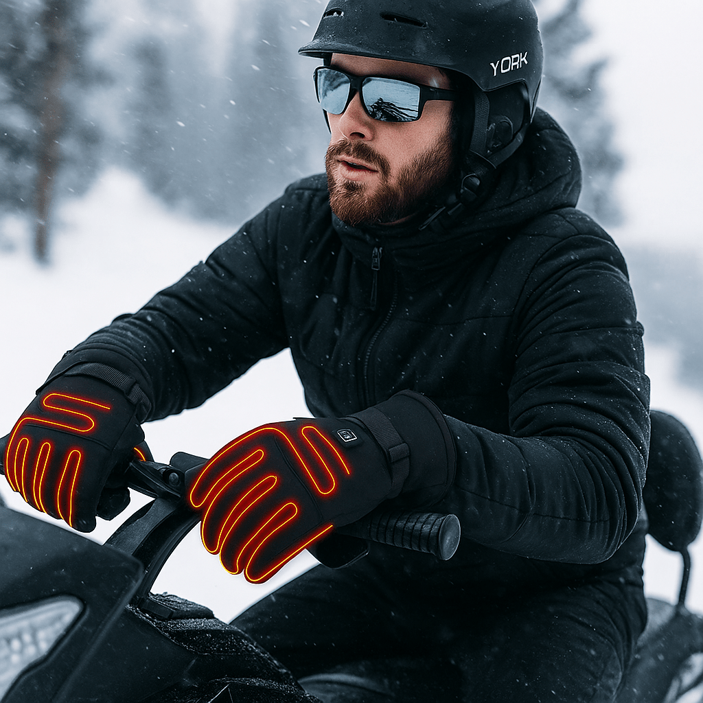 Winter Heated Gloves - Electric - Touchscreen - Heat Regulation