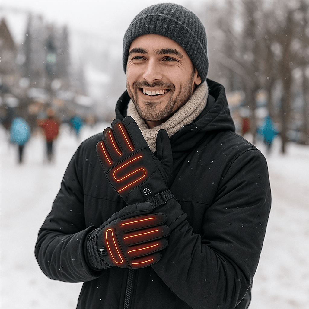 Winter Heated Gloves - Electric - Touchscreen - Heat Regulation