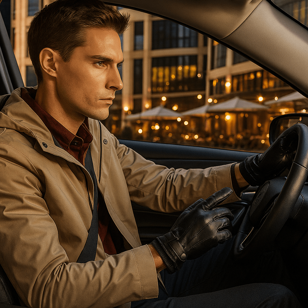 Men's Felix Leather Gloves - Elegant - Warm - Lined