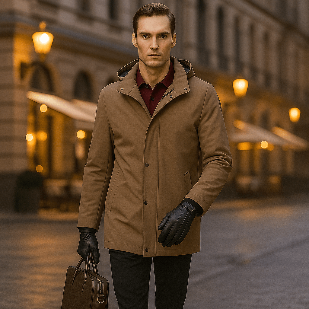 Men's Felix Leather Gloves - Elegant - Warm - Lined