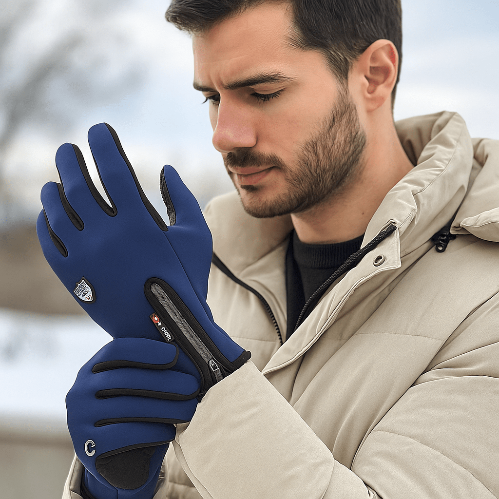 Tech Touch Gloves - Warm Insulated - Waterproof - Touchscreen Compatible