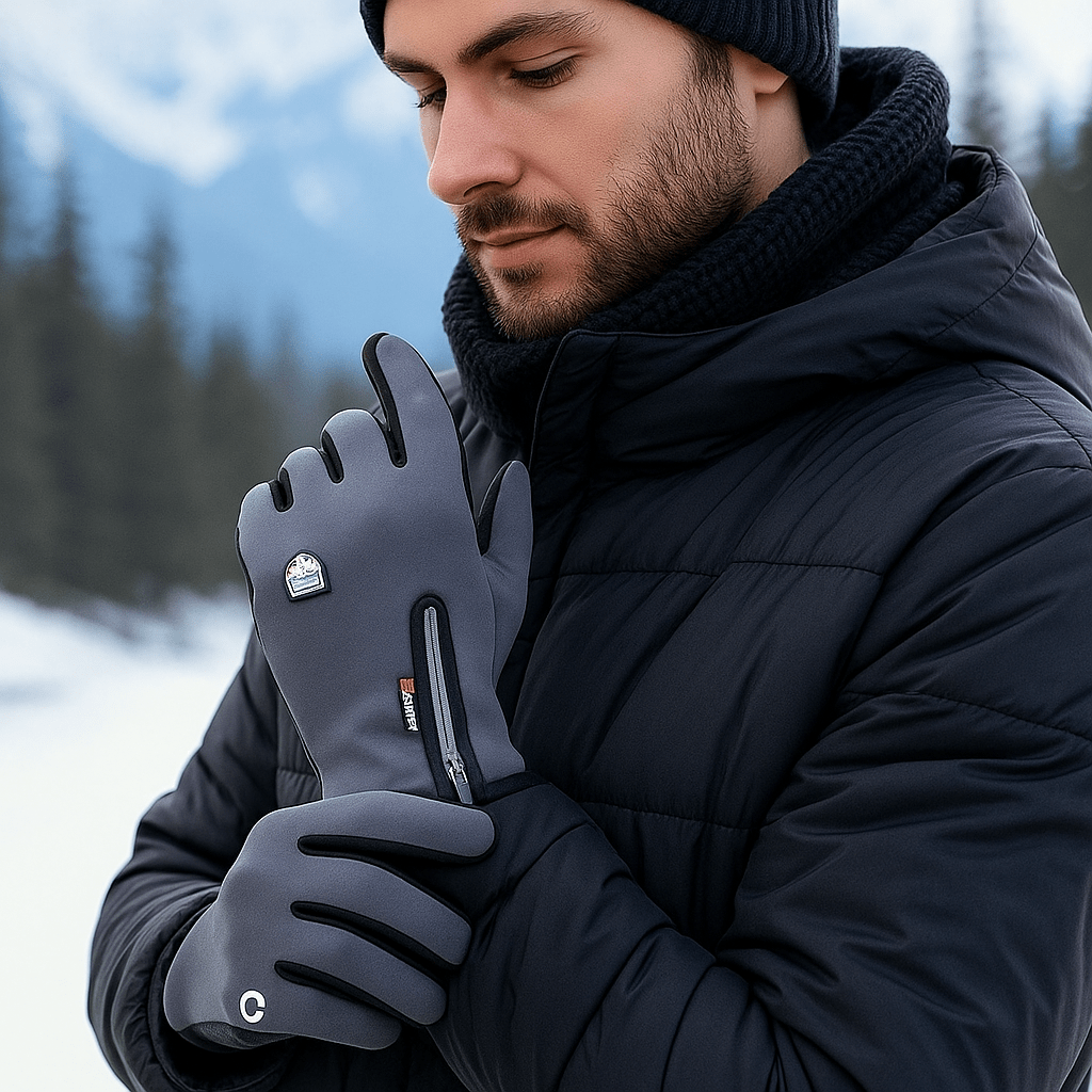 Tech Touch Gloves - Warm Insulated - Waterproof - Touchscreen Compatible