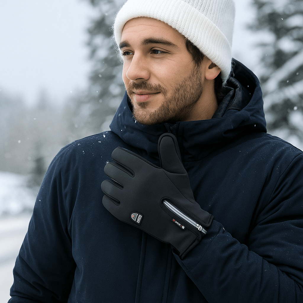 Tech Touch Gloves - Warm Insulated - Waterproof - Touchscreen Compatible