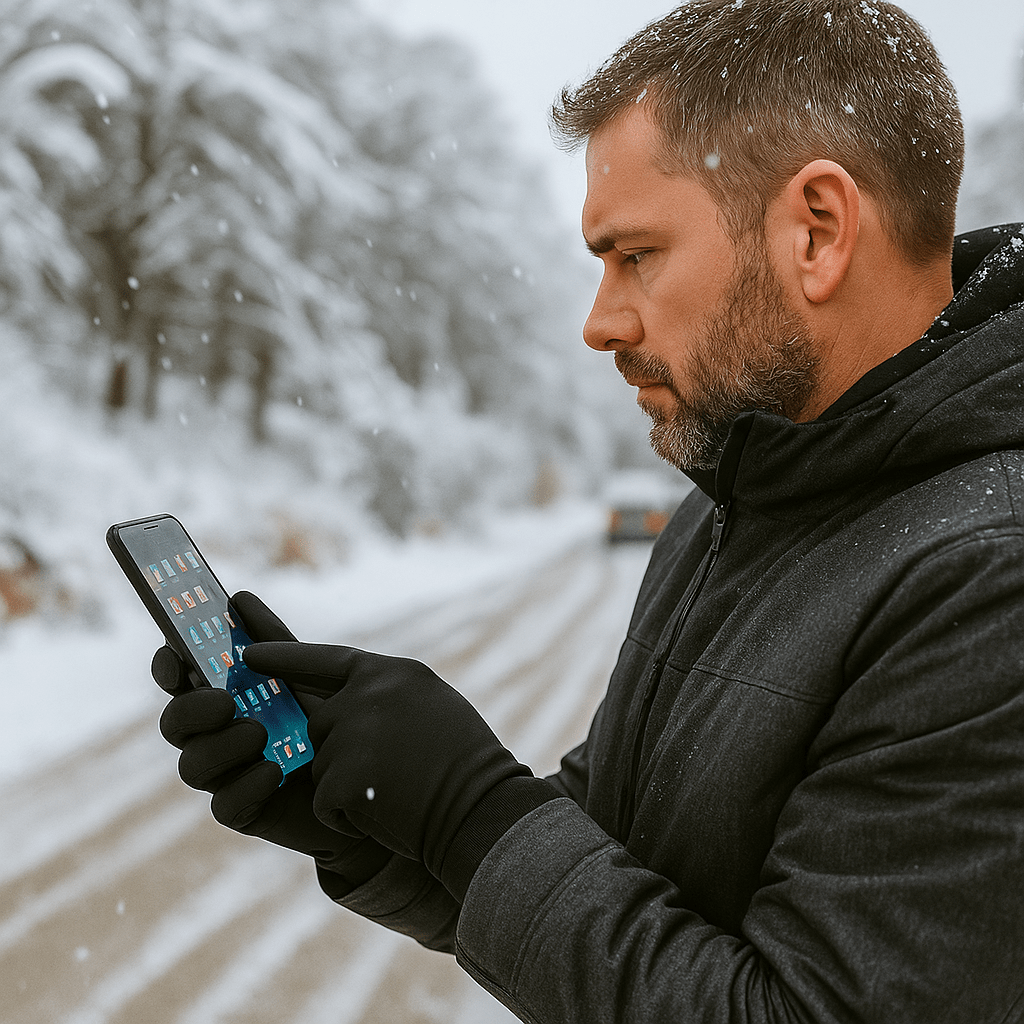 ThermaGuard Touchscreen Winter Gloves - Waterproof - Windproof