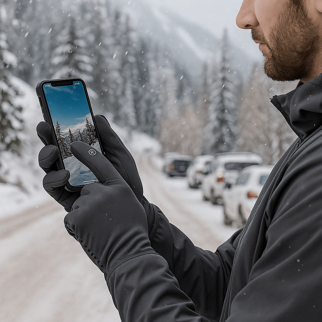 ThermaGuard Touchscreen Winter Gloves - Waterproof - Windproof