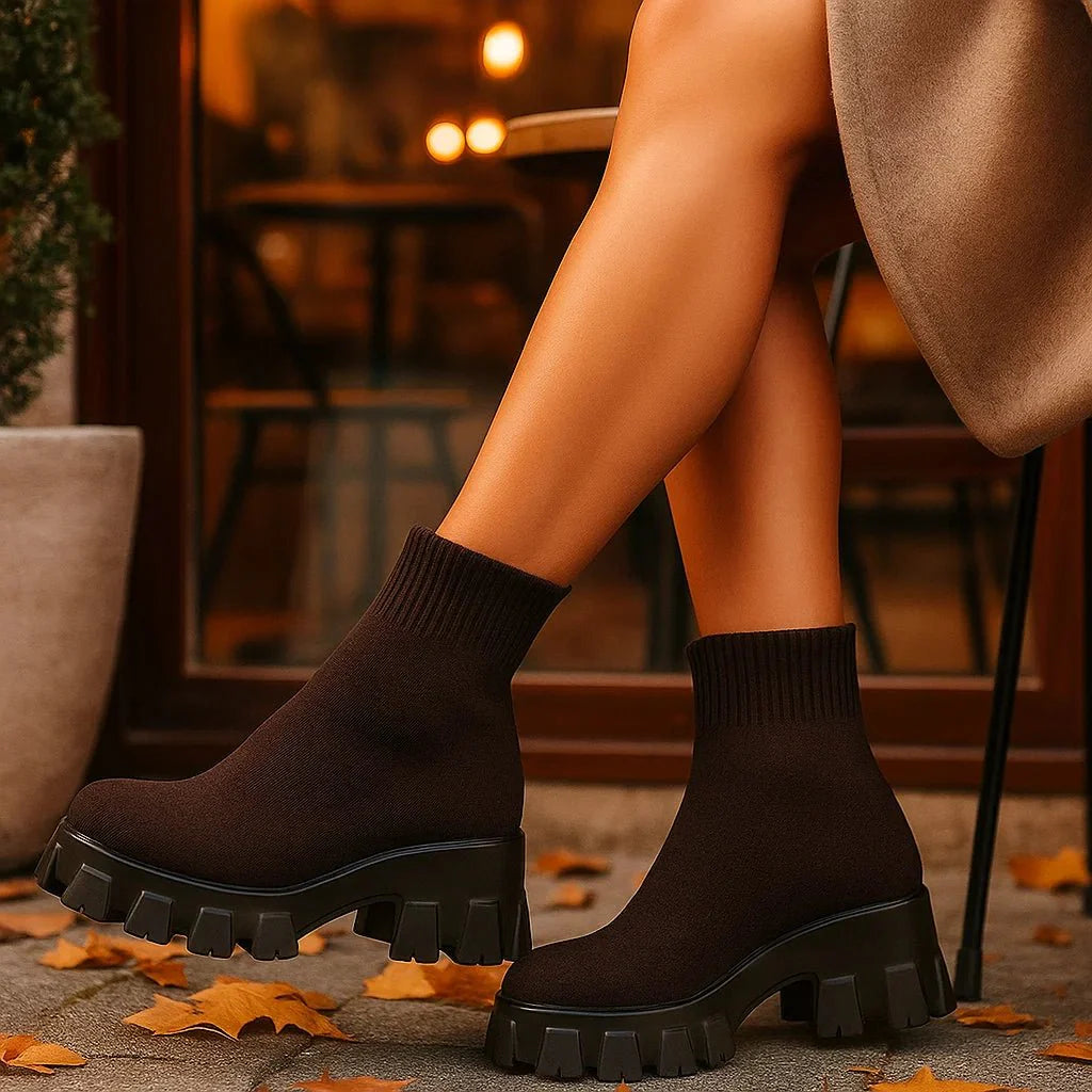 Shanna Suede Ankle Boots - Heeled - Stylish - Women's