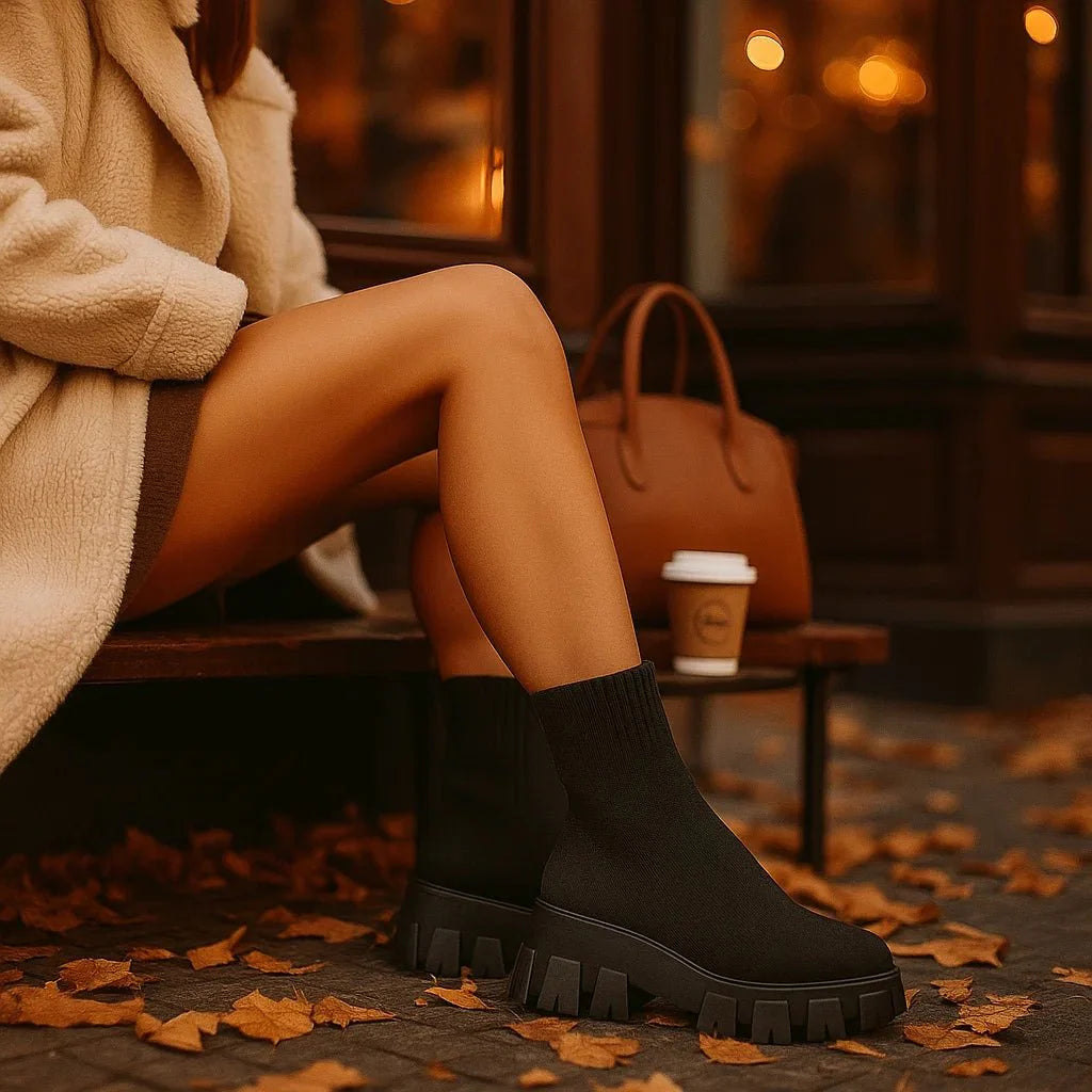 Shanna Suede Ankle Boots - Heeled - Stylish - Women's