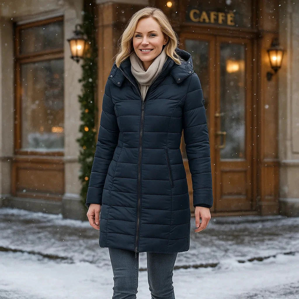 Stilla - Long Hooded Jacket - Soft Lining - Stylish Comfort