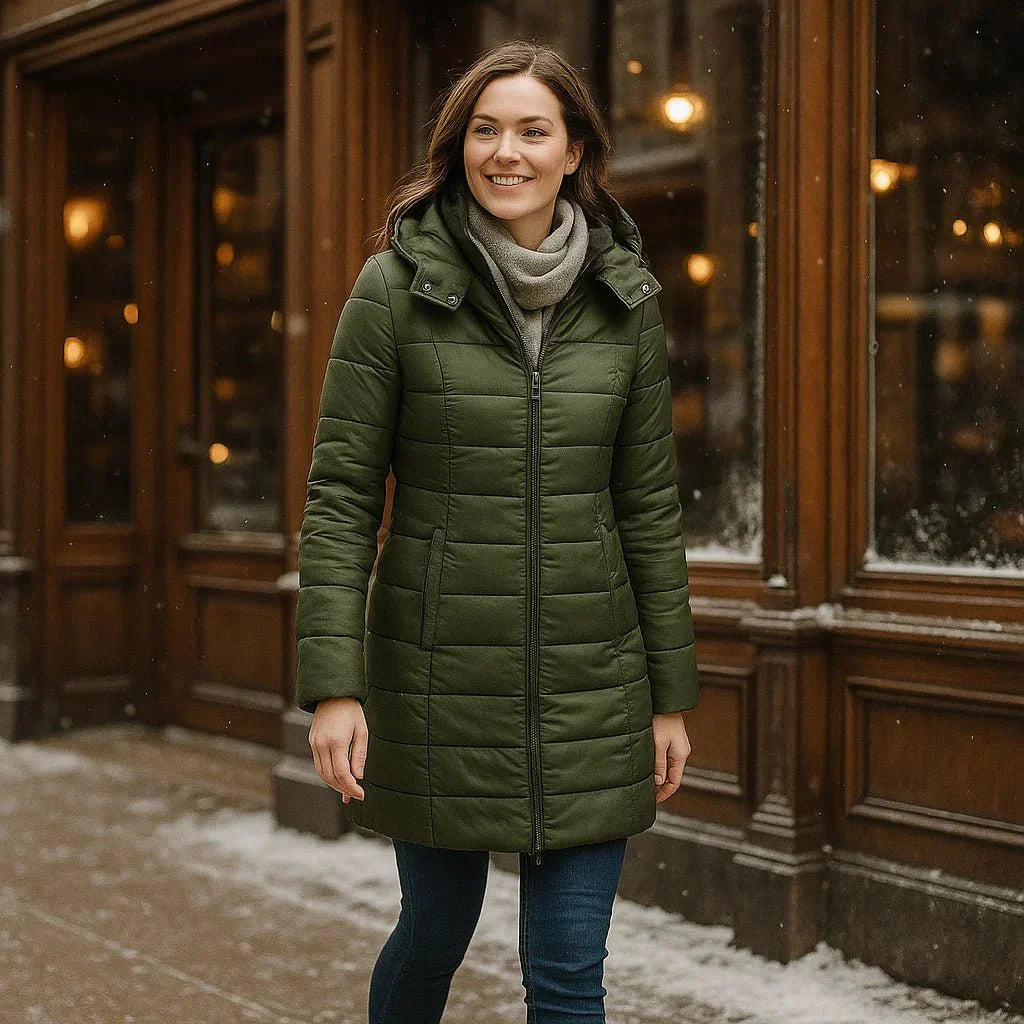 Stilla - Long Hooded Jacket - Soft Lining - Stylish Comfort