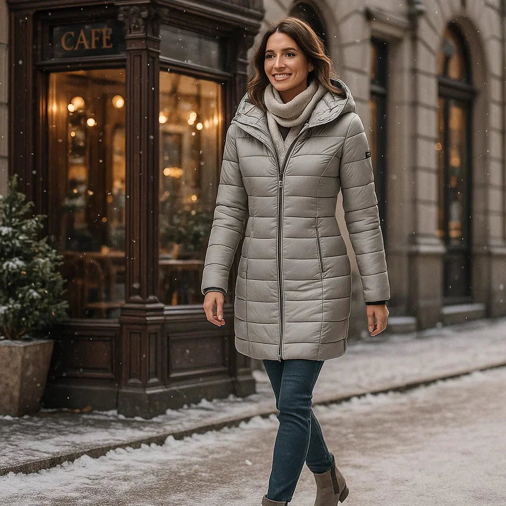 Stilla - Long Hooded Jacket - Soft Lining - Stylish Comfort