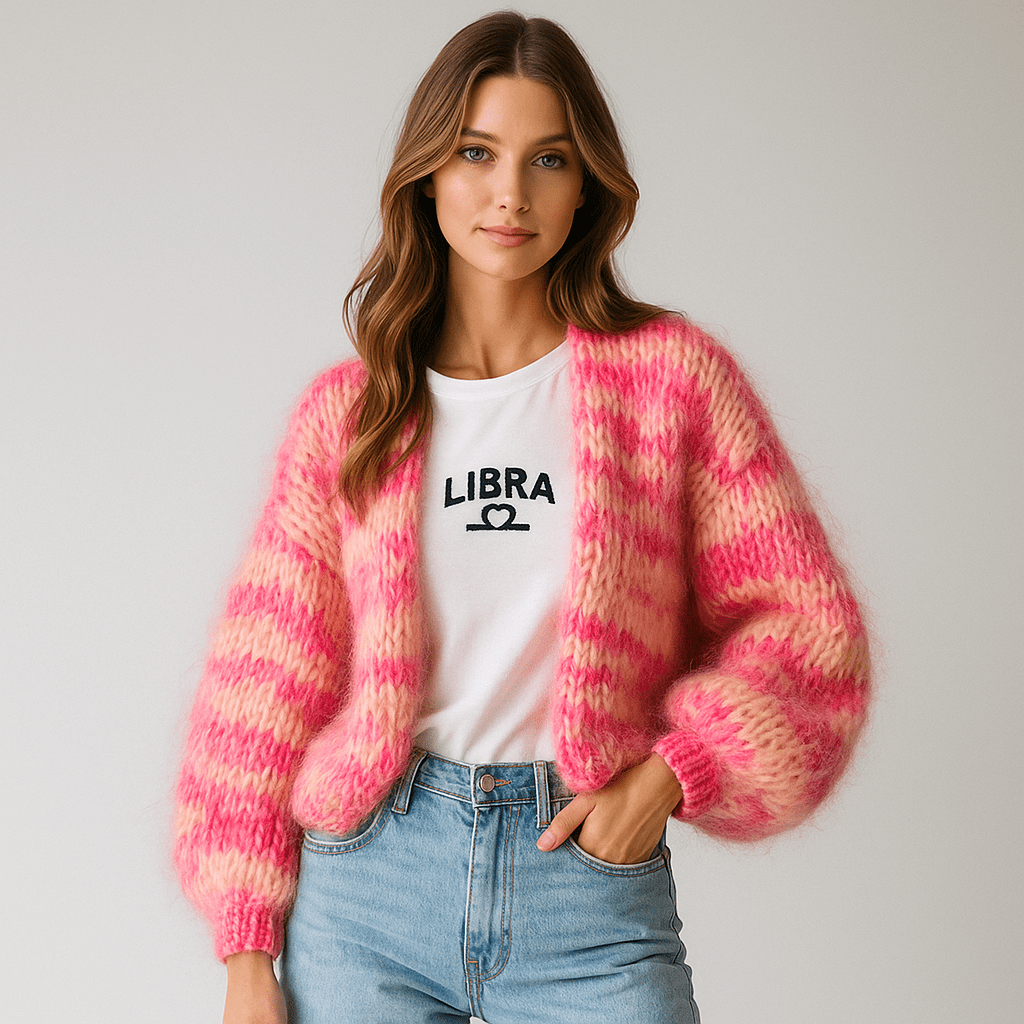 Stilla Multicolour Cardigan - Soft Comfort - Stylish Snug Fit