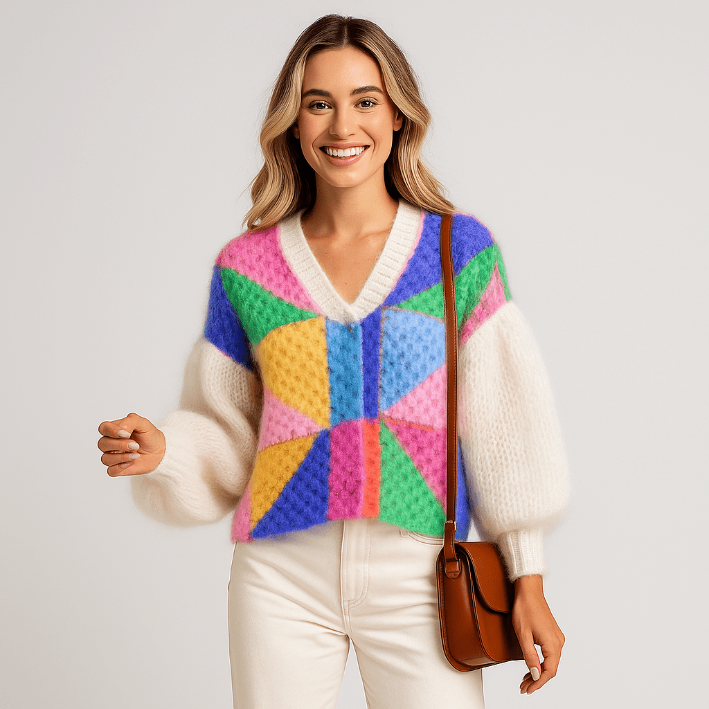 Stilla Multicolour Cardigan - Soft Comfort - Stylish Snug Fit