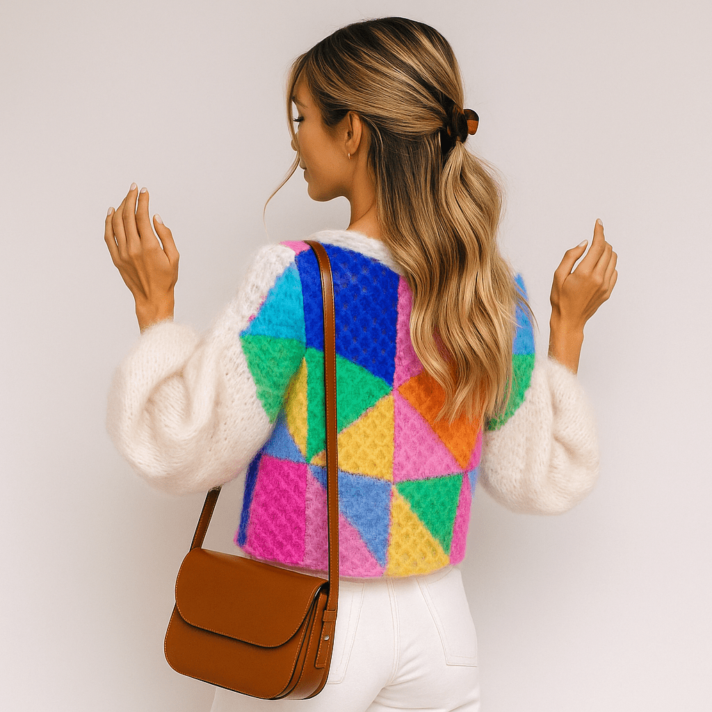 Stilla Multicolour Cardigan - Soft Comfort - Stylish Snug Fit
