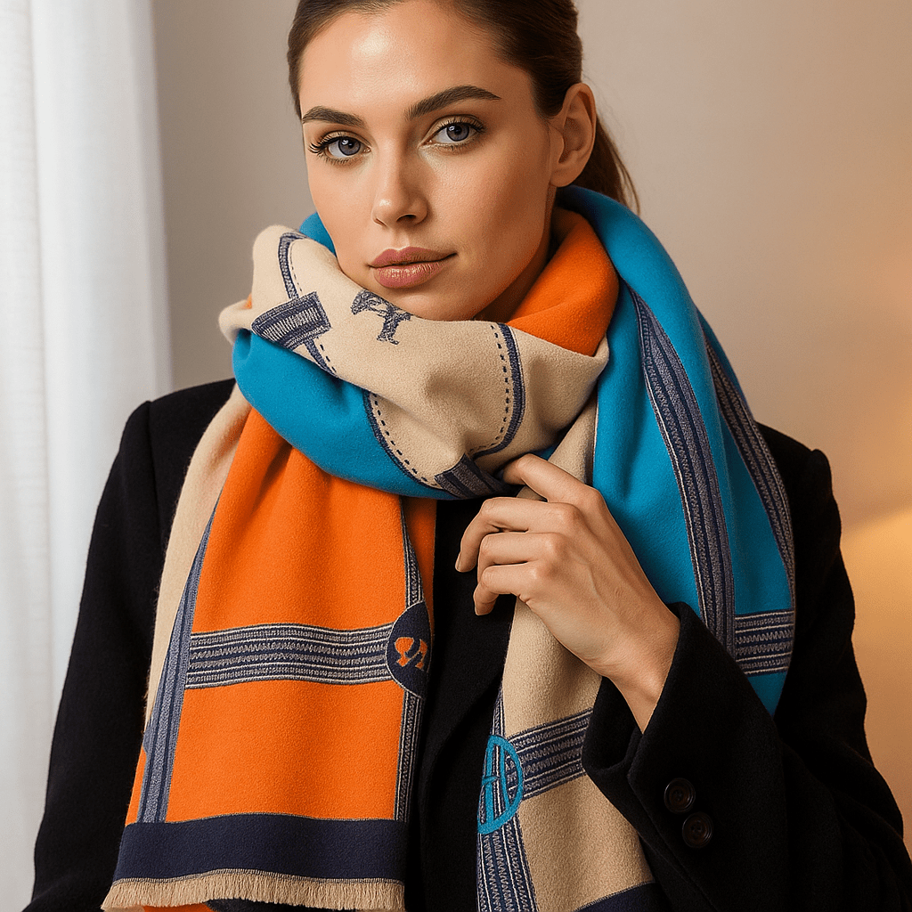 Ruby Cashmere Scarf - Elegant - Warm - Luxurious