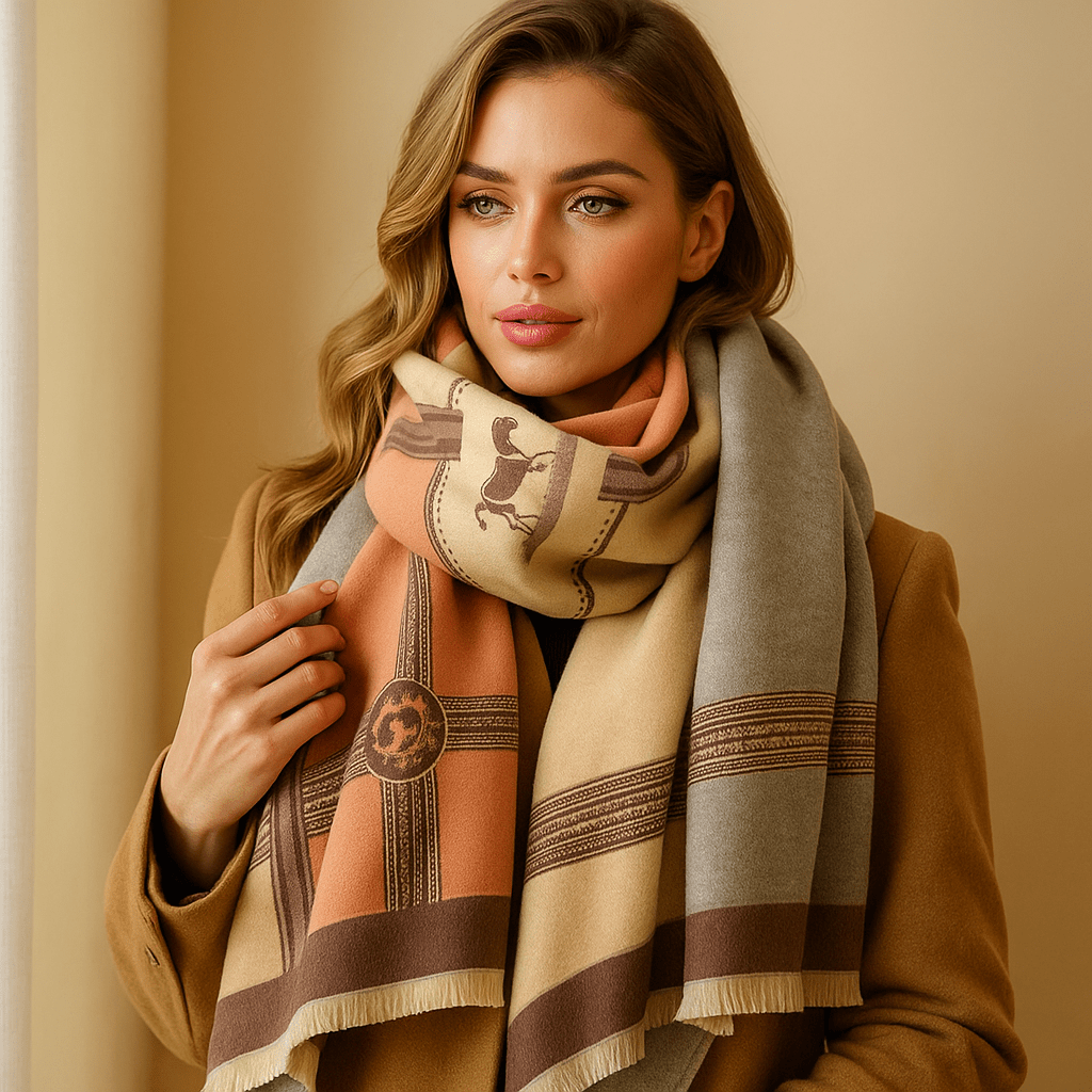 Ruby Cashmere Scarf - Elegant - Warm - Luxurious