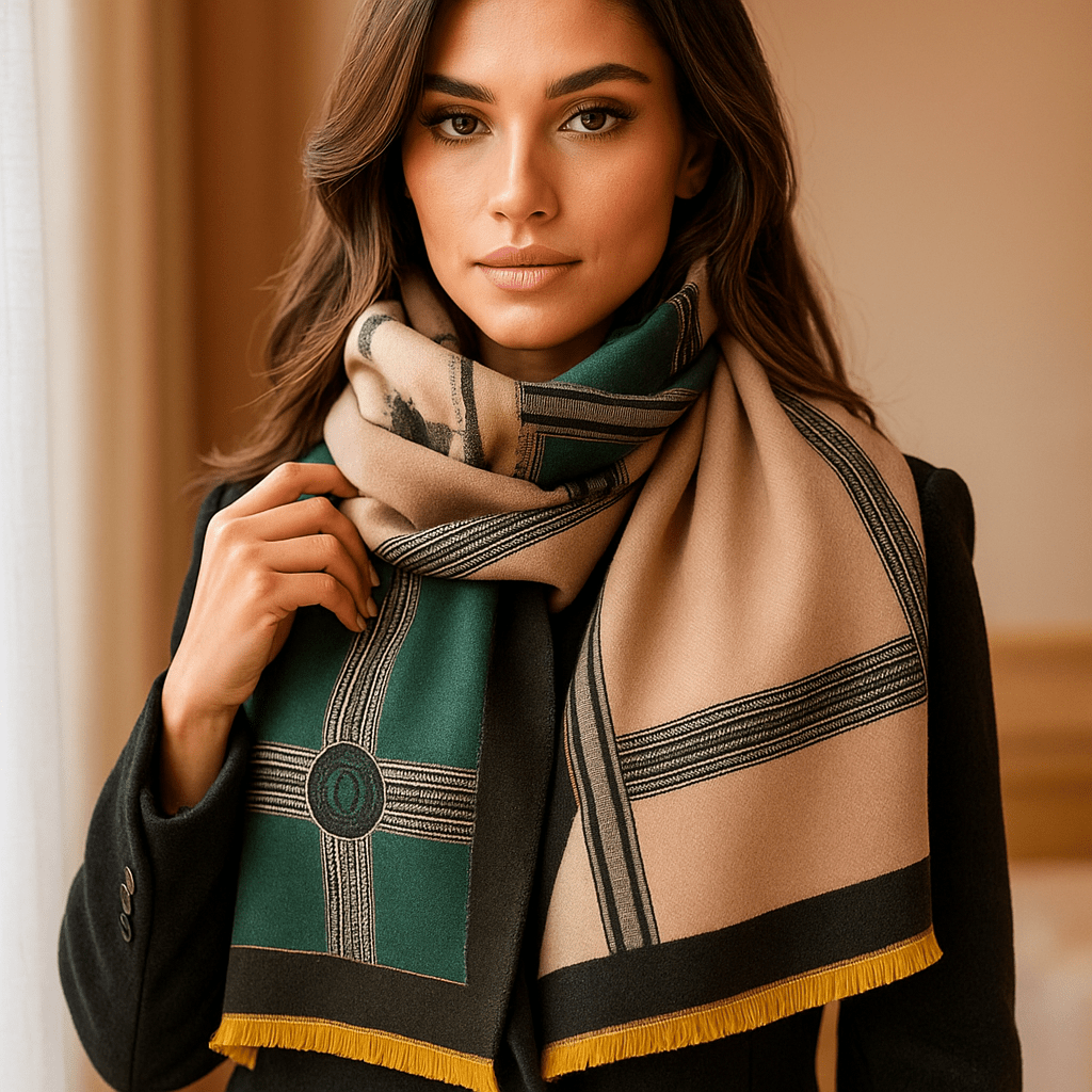 Ruby Cashmere Scarf - Elegant - Warm - Luxurious