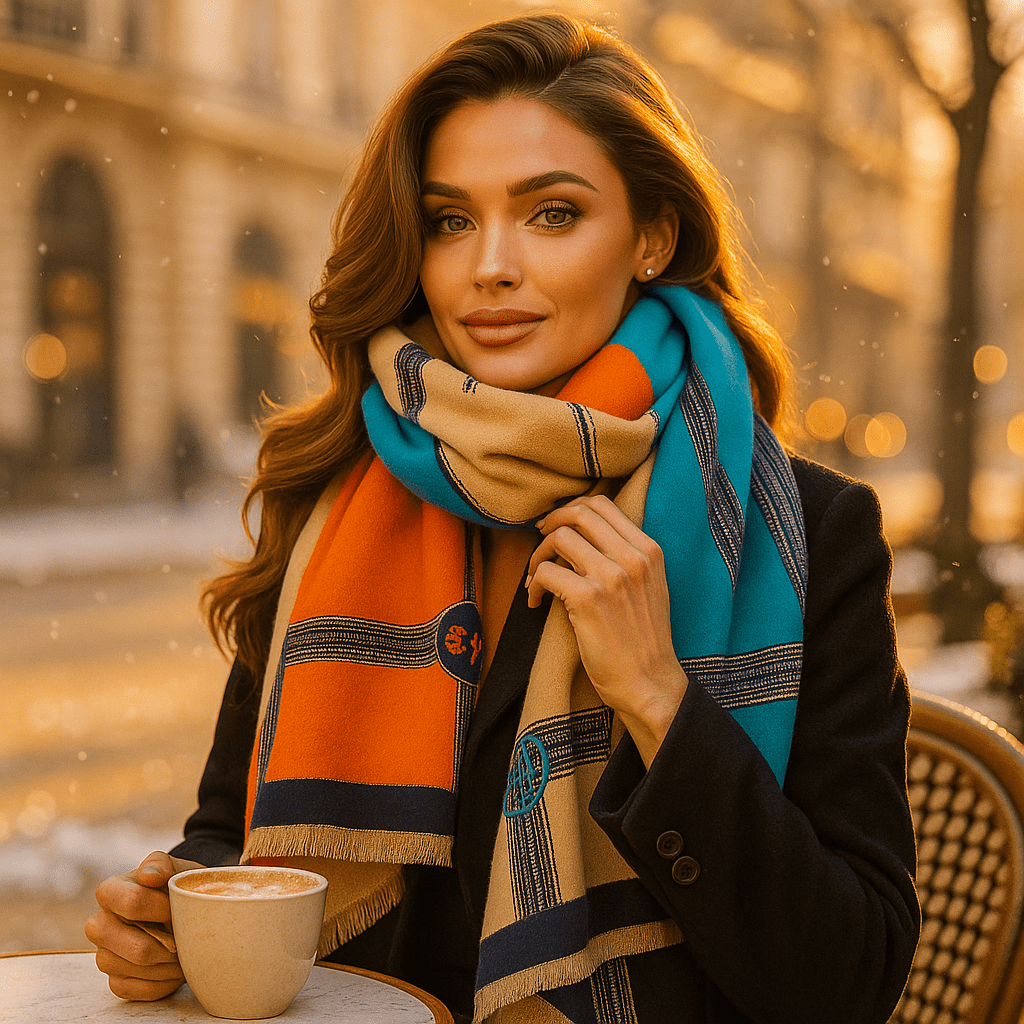 Ruby Cashmere Scarf - Elegant - Warm - Luxurious