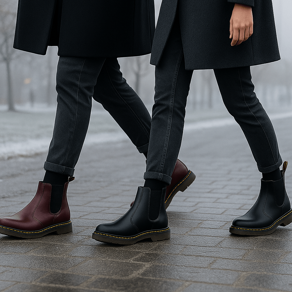 Unisex Leather Chelsea Boots - Elegant - Lasting Comfort