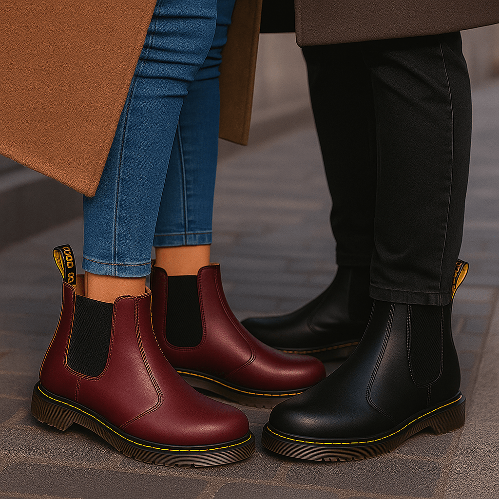 Unisex Leather Chelsea Boots - Elegant - Lasting Comfort