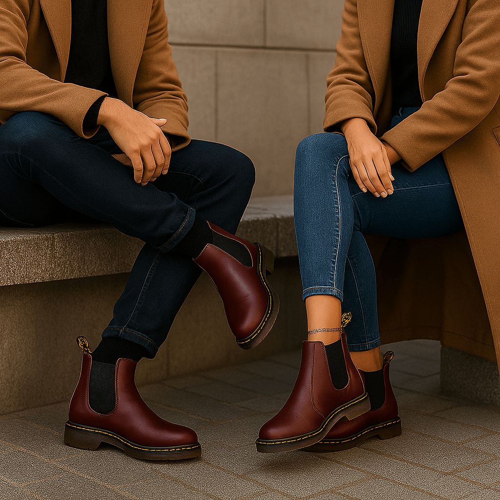 Unisex Leather Chelsea Boots - Elegant - Lasting Comfort