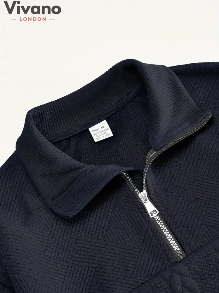 Vivano® - Michael Zip Sweater-Sweater-Vivano-London