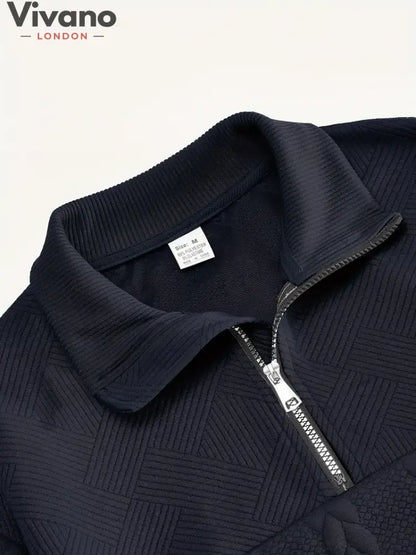 Vivano® - Michael Zip Sweater-Sweater-Vivano-London