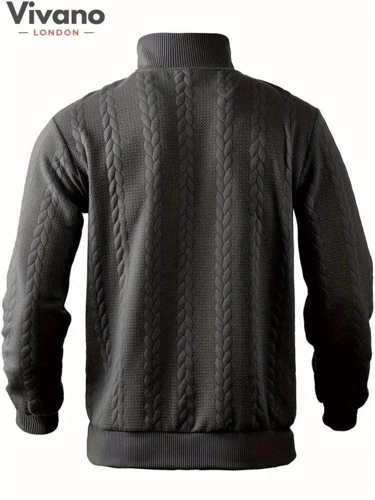 Vivano® - Michael Zip Sweater-Sweater-Vivano-London