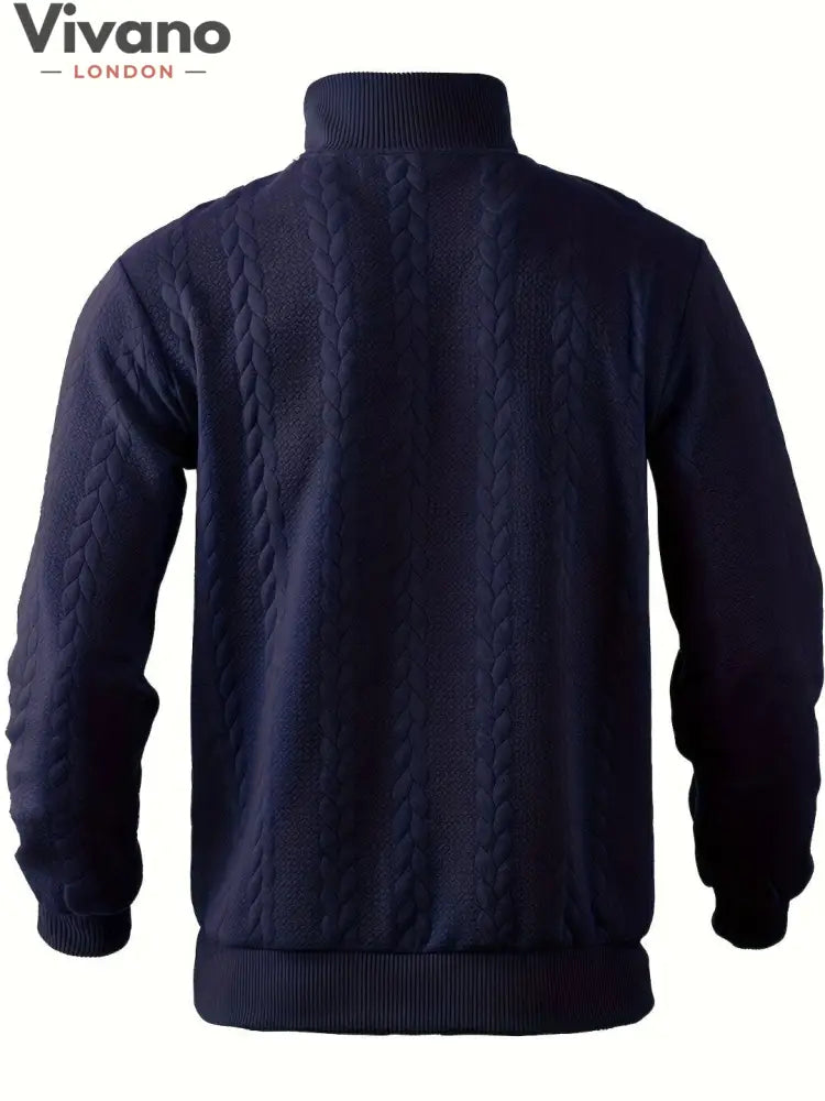 Vivano® - Michael Zip Sweater-Sweater-Vivano-London