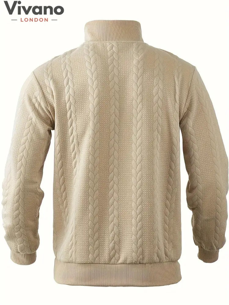 Vivano® - Michael Zip Sweater-Sweater-Vivano-London