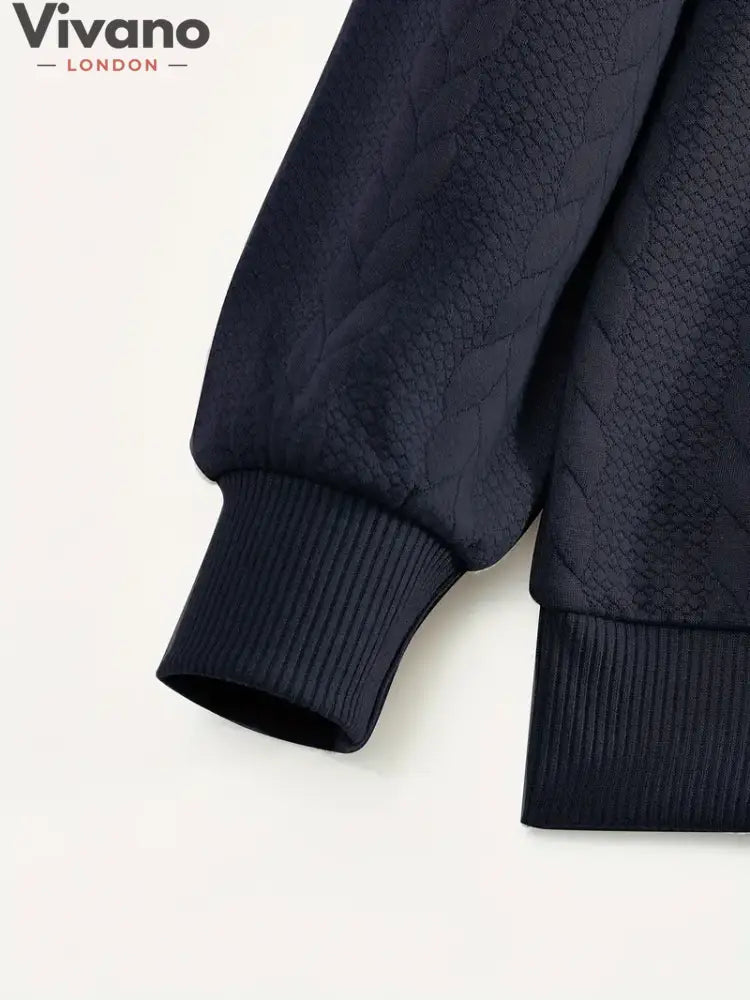 Vivano® - Michael Zip Sweater-Sweater-Vivano-London