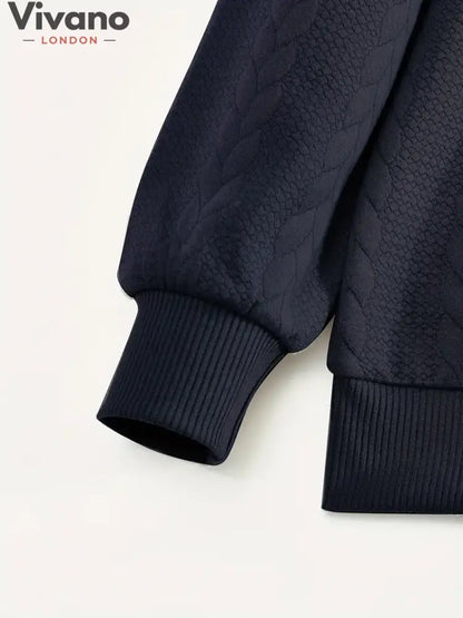 Vivano® - Michael Zip Sweater-Sweater-Vivano-London