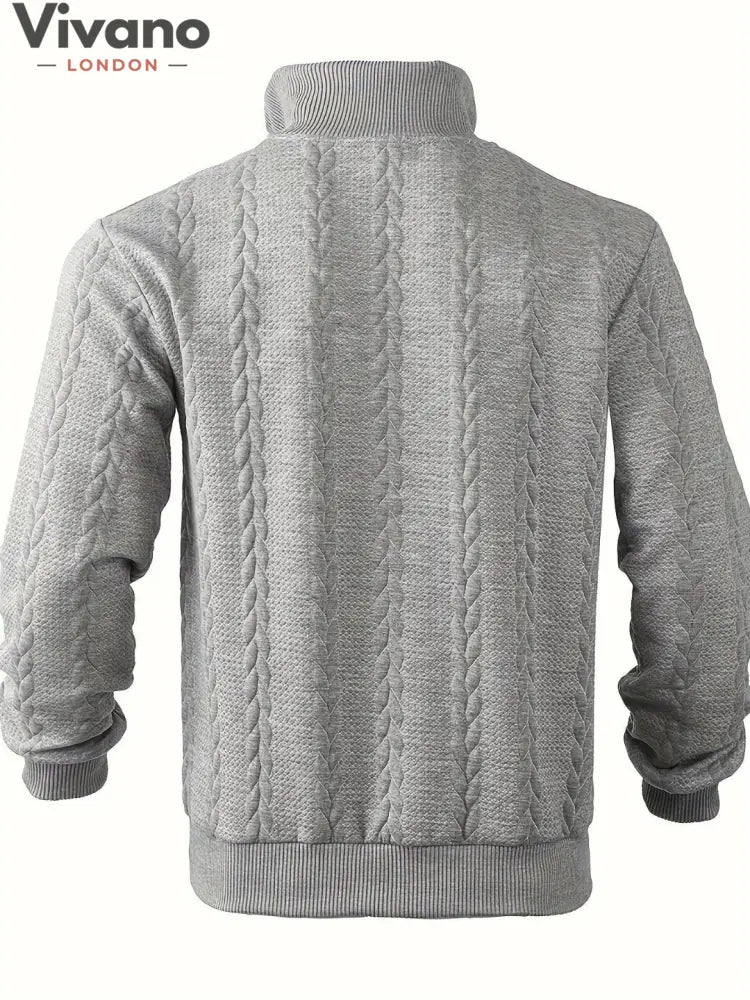 Vivano® - Michael Zip Sweater-Sweater-Vivano-London