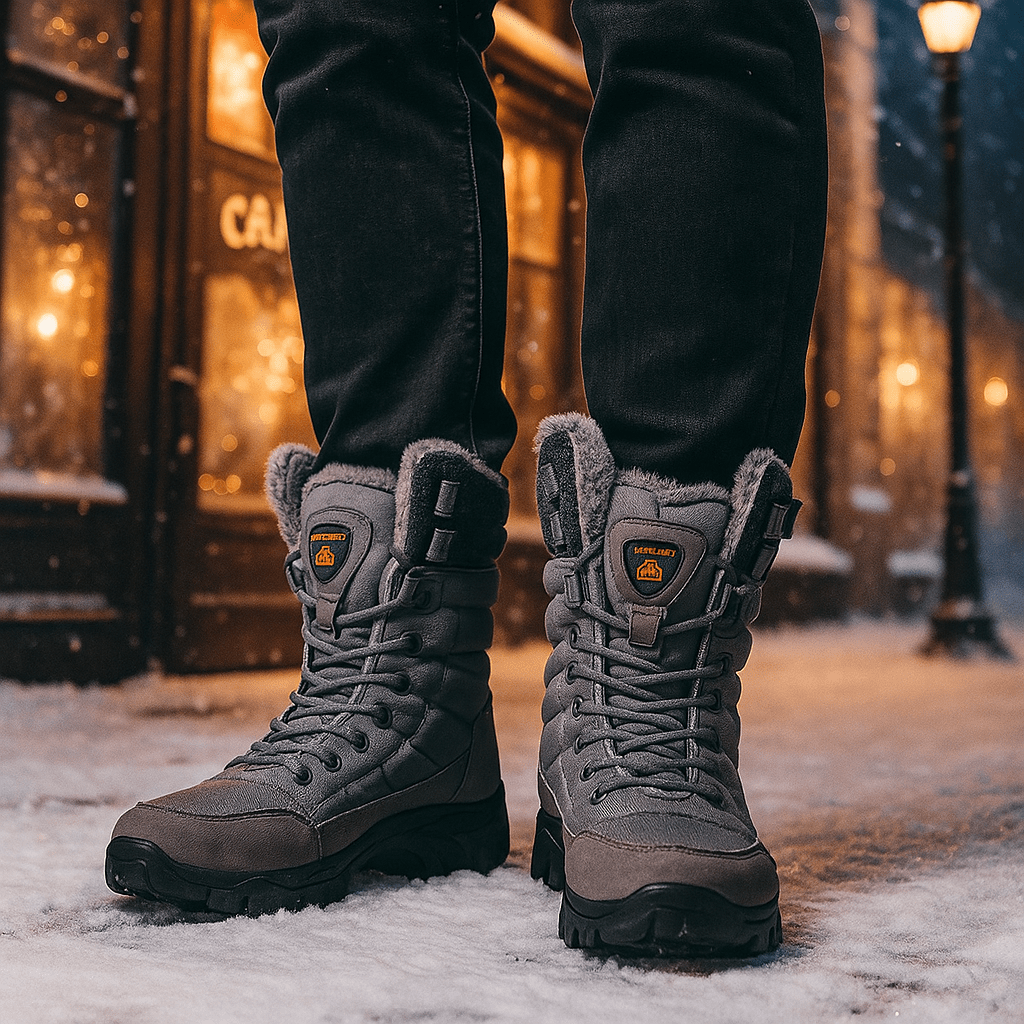 Vivano - Winter Hiking Snow Boots - Insulated Waterproof Traction