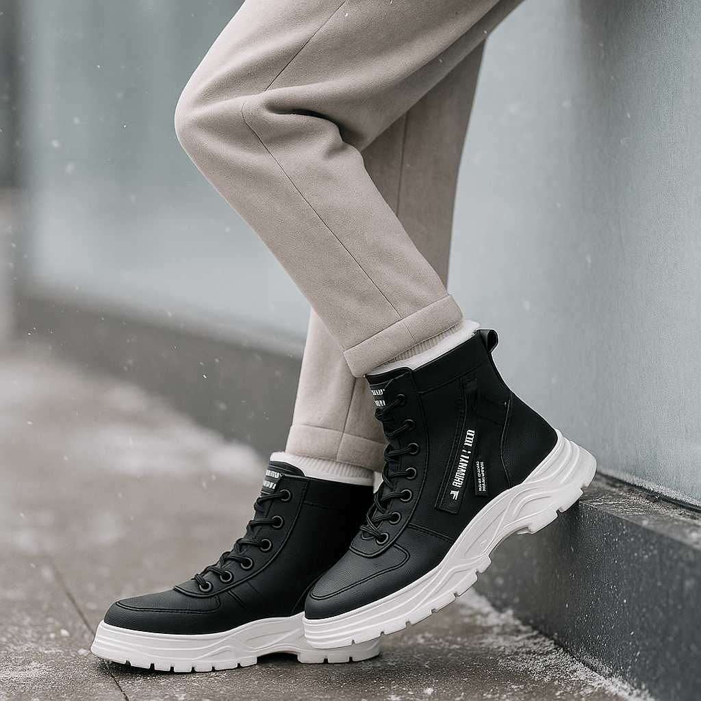 Waterproof Winter Ankle Boots - Fleece Lined - Warm Comfort