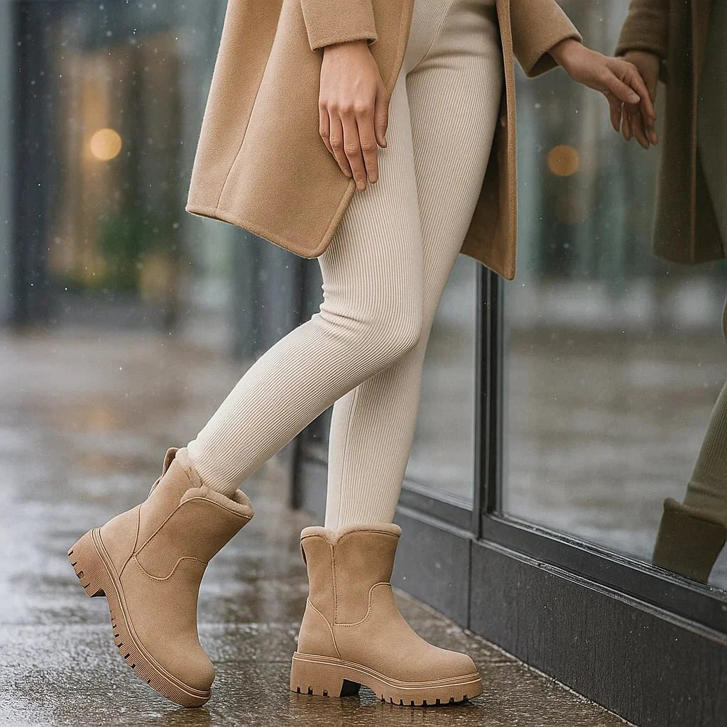 Waterproof Winter Ankle Boots - Insulated Comfort - Superior Grip