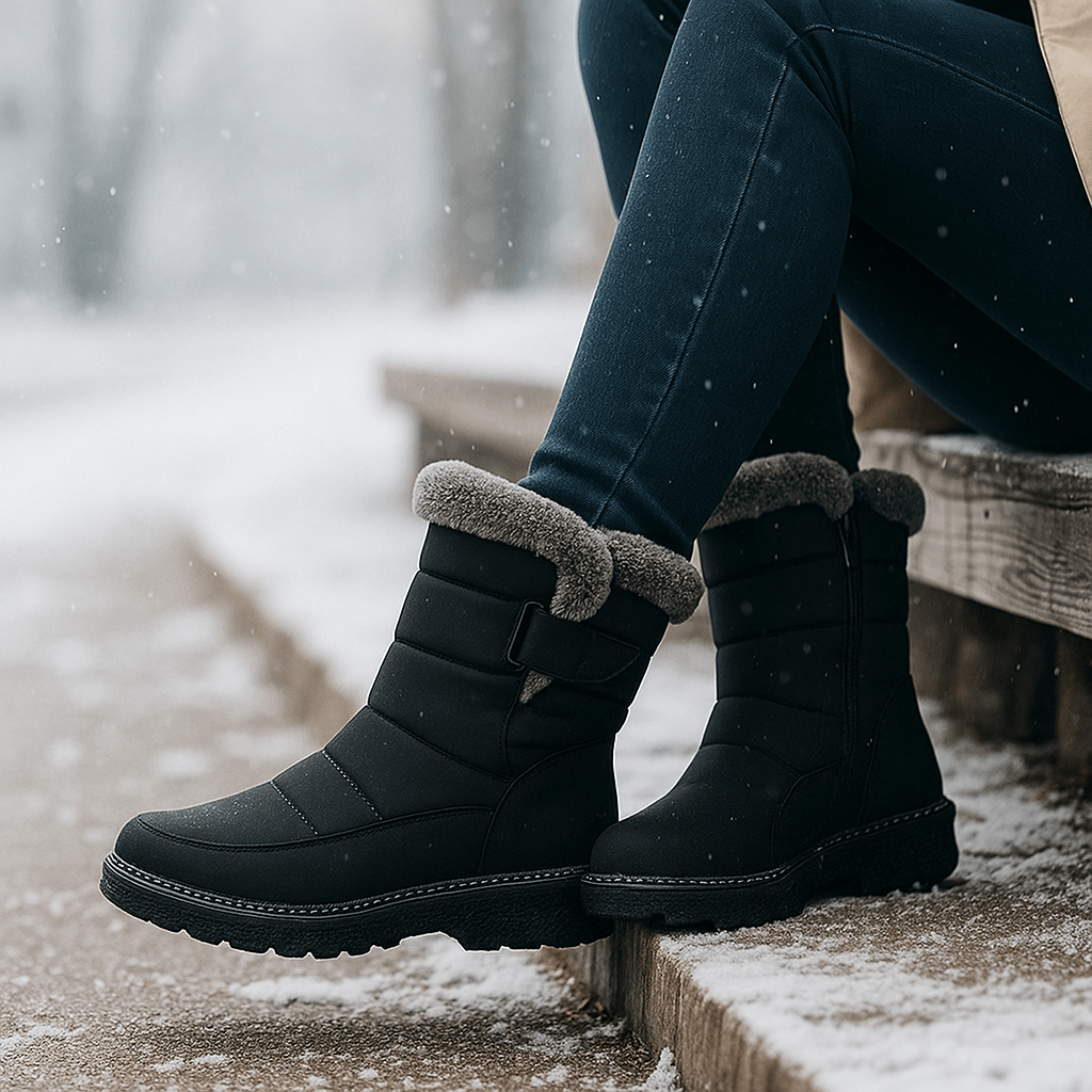 Mélanie Waterproof Padded Snow Boots - Insulated - Non-Slip