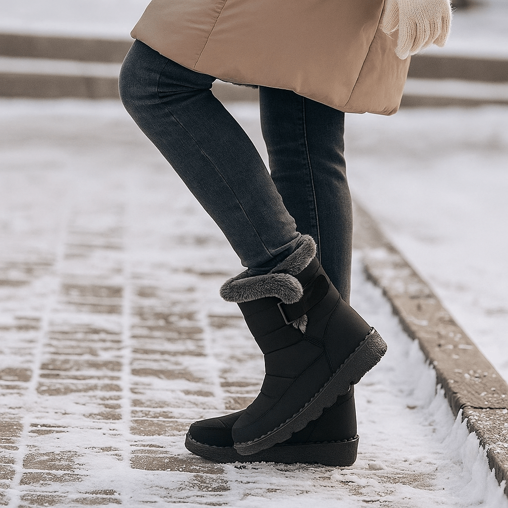 Mélanie Waterproof Padded Snow Boots - Insulated - Non-Slip