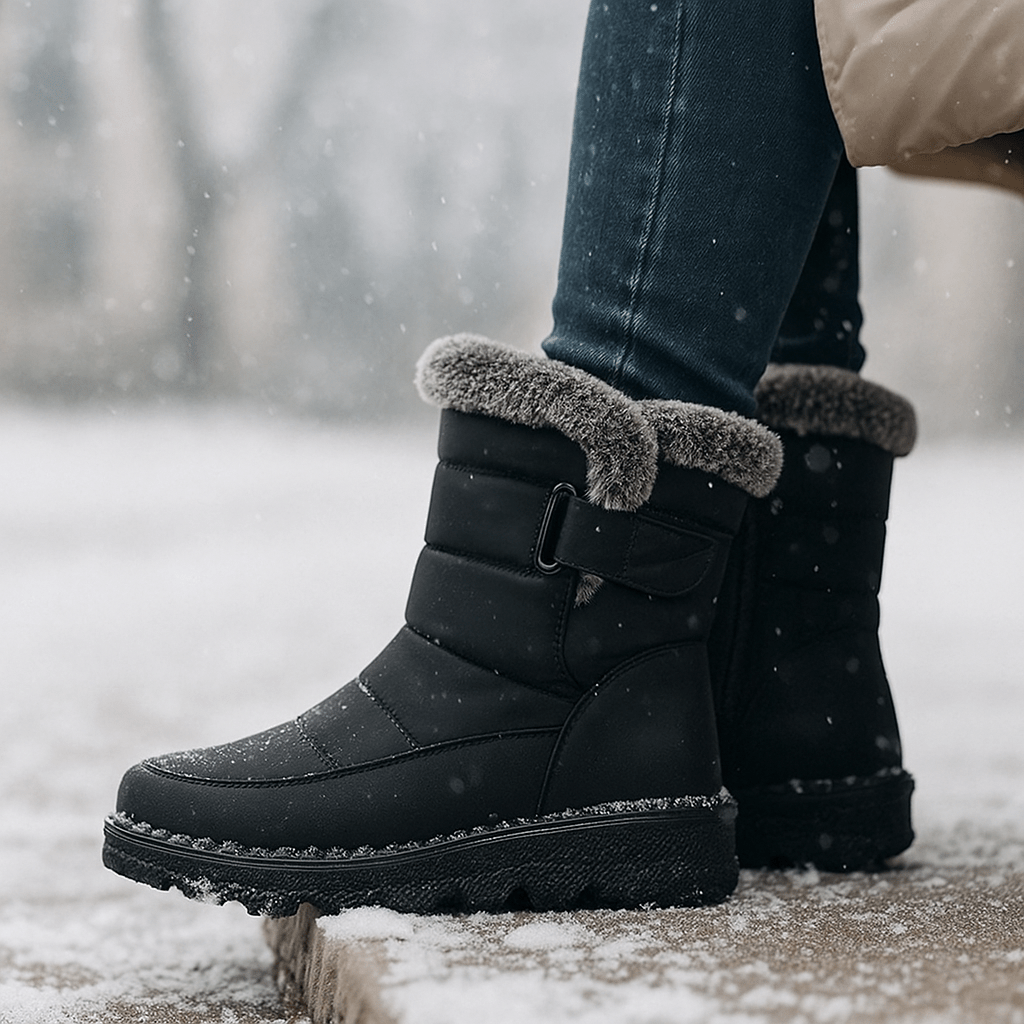 Mélanie Waterproof Padded Snow Boots - Insulated - Non-Slip