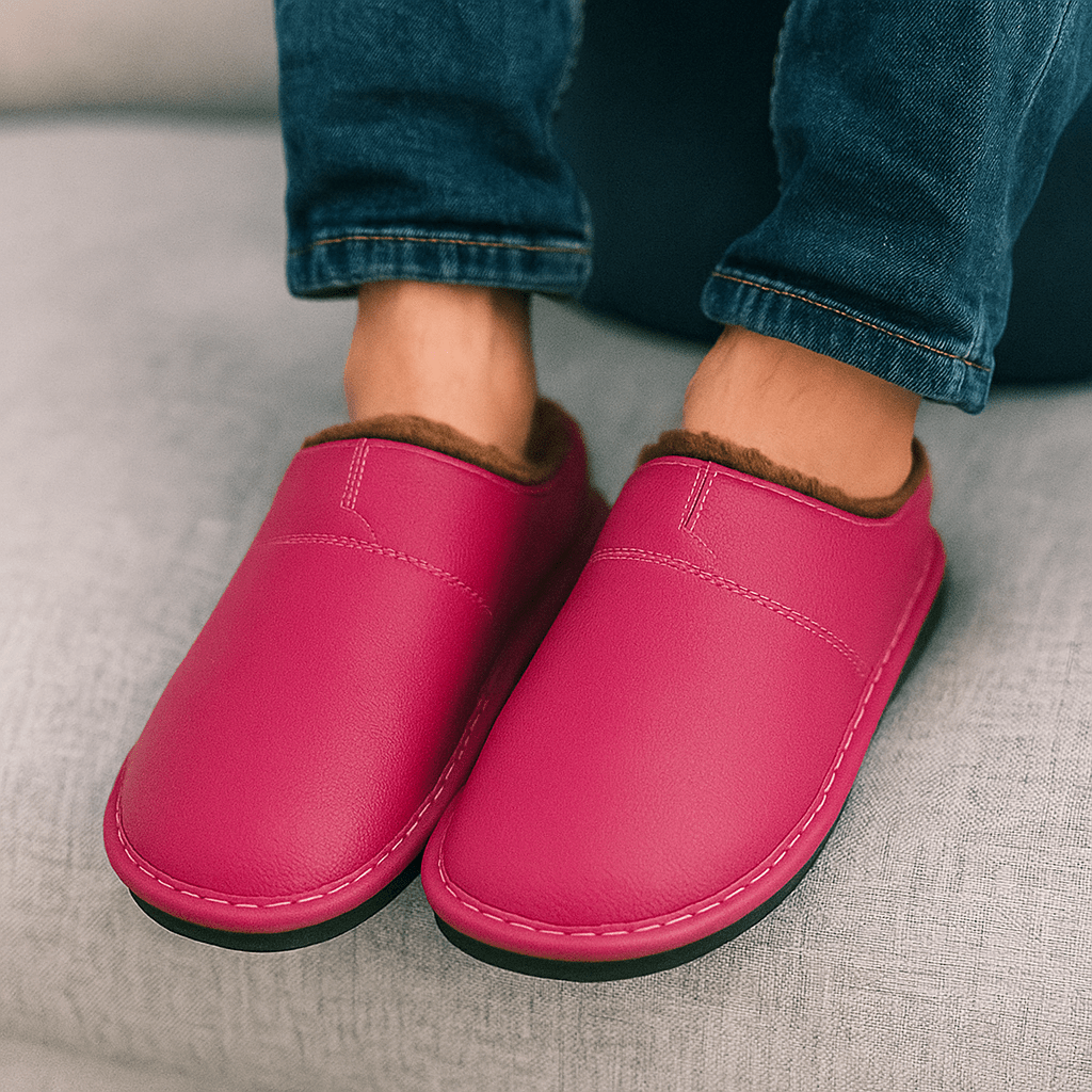 Men's Waterproof Leather Sandals - Comfortable - Warm