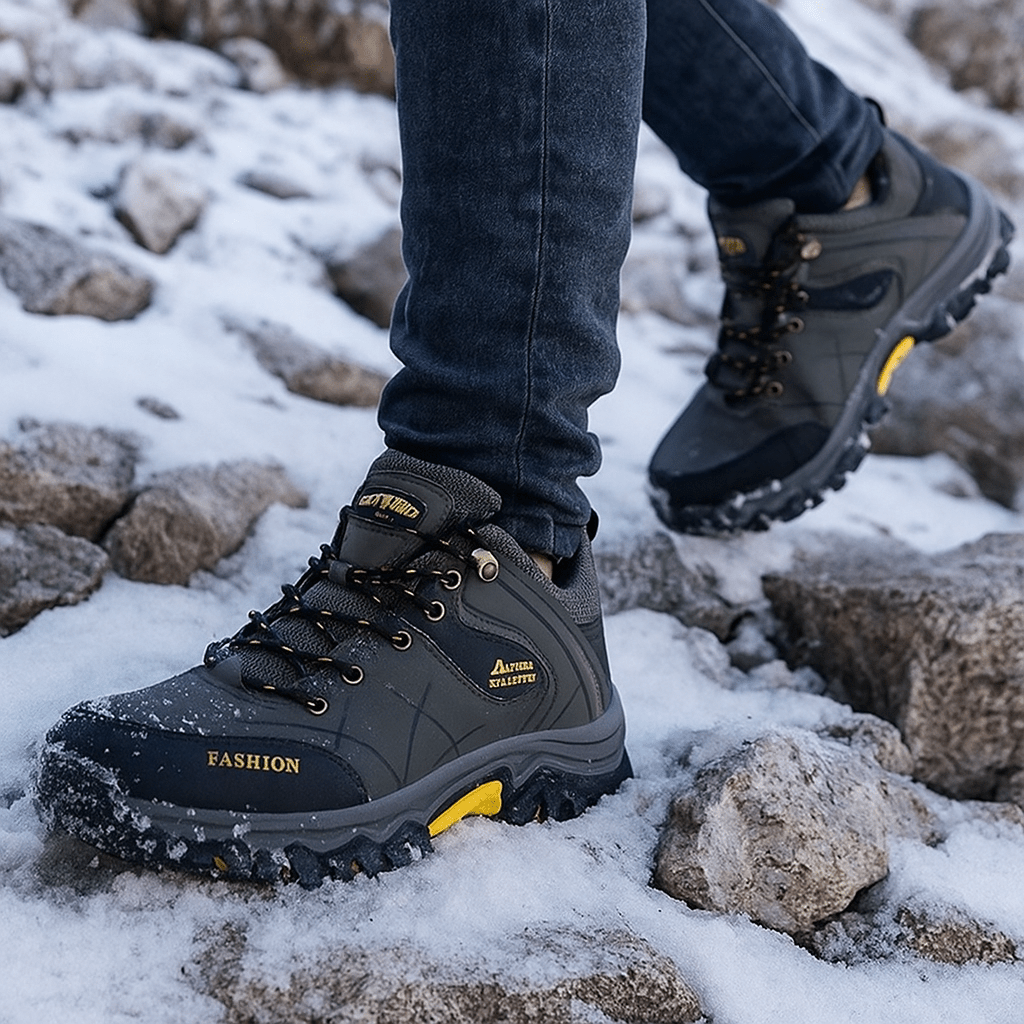 Men's High Trekking Boots - Comfortable - Non-Slip - Durable Grip