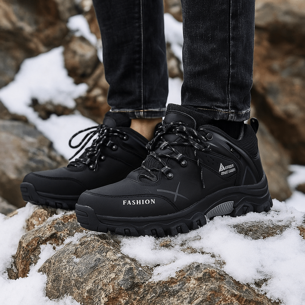 Men's High Trekking Boots - Comfortable - Non-Slip - Durable Grip