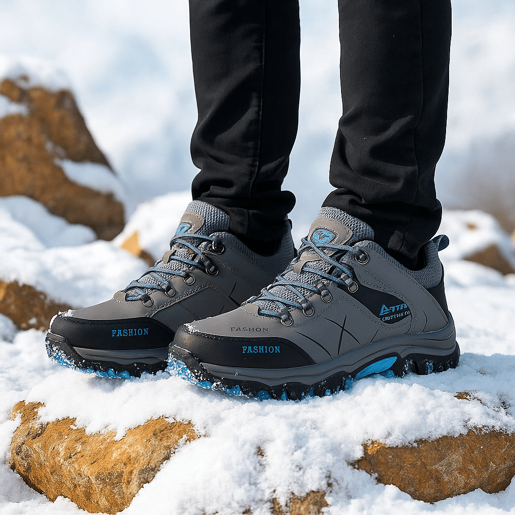 Men's High Trekking Boots - Comfortable - Non-Slip - Durable Grip
