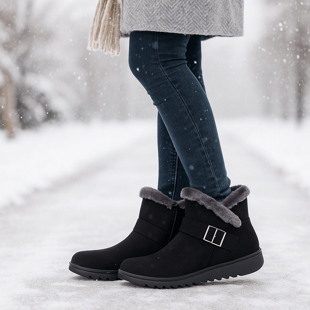 Klaire Winter Ankle Boots - Suede