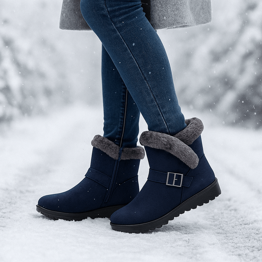 Klaire Winter Ankle Boots - Suede